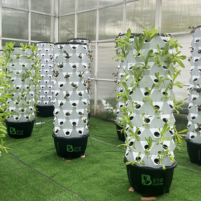 Automatisch torenhydroponisch systeem voor ruimtebesparende plantenverbouwing