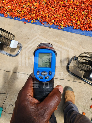 Energiezuinige droge kas met ventilatie voor gecontroleerde drogen van groenten en kruiden