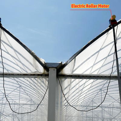 24x40m Gegalvaniseerde Stalen Kas met 150 micron PE Folie