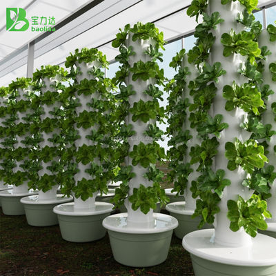 30L 9-laag Commercial Automatic Hydroponic Tower Groeiende Salat Verticaal Aquaponic System met Pomp