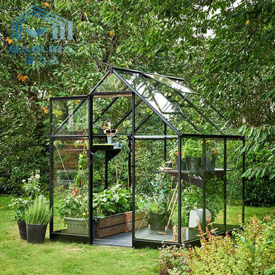 Tent van de zonnebloem de Pint Gerangschikte Serre Tuinbouw met Glasblad