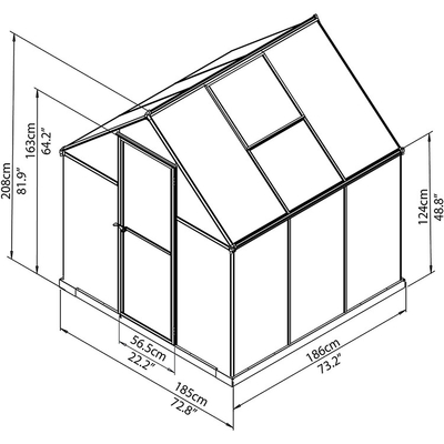 Neerhalen Mini Greenhouse Tent/Kader van het de Tentaluminium van de Huis het Openluchtinstallatie